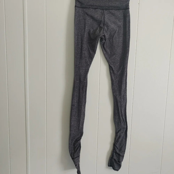 Lululemon Still Mind Tight *33" In Interlink Ice Grey Black Size 4 - Picture 5 of 8